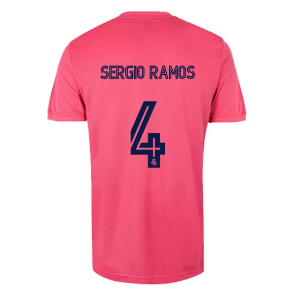 Maglia Real Madrid Away NO.4 Sergio Ramos 20/21 Rosa